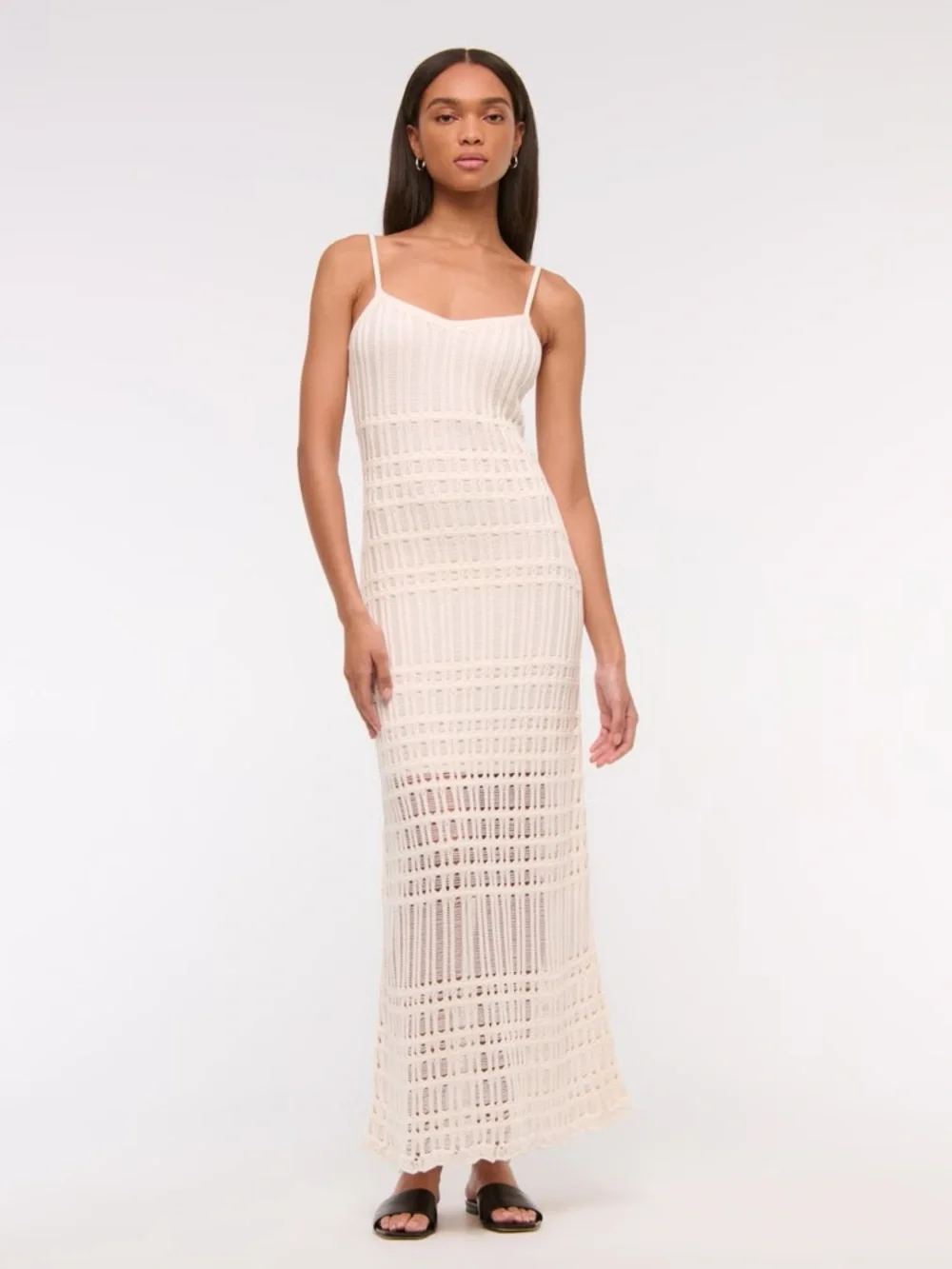 Abercrombie & Fitch crochet style maxi dress XS